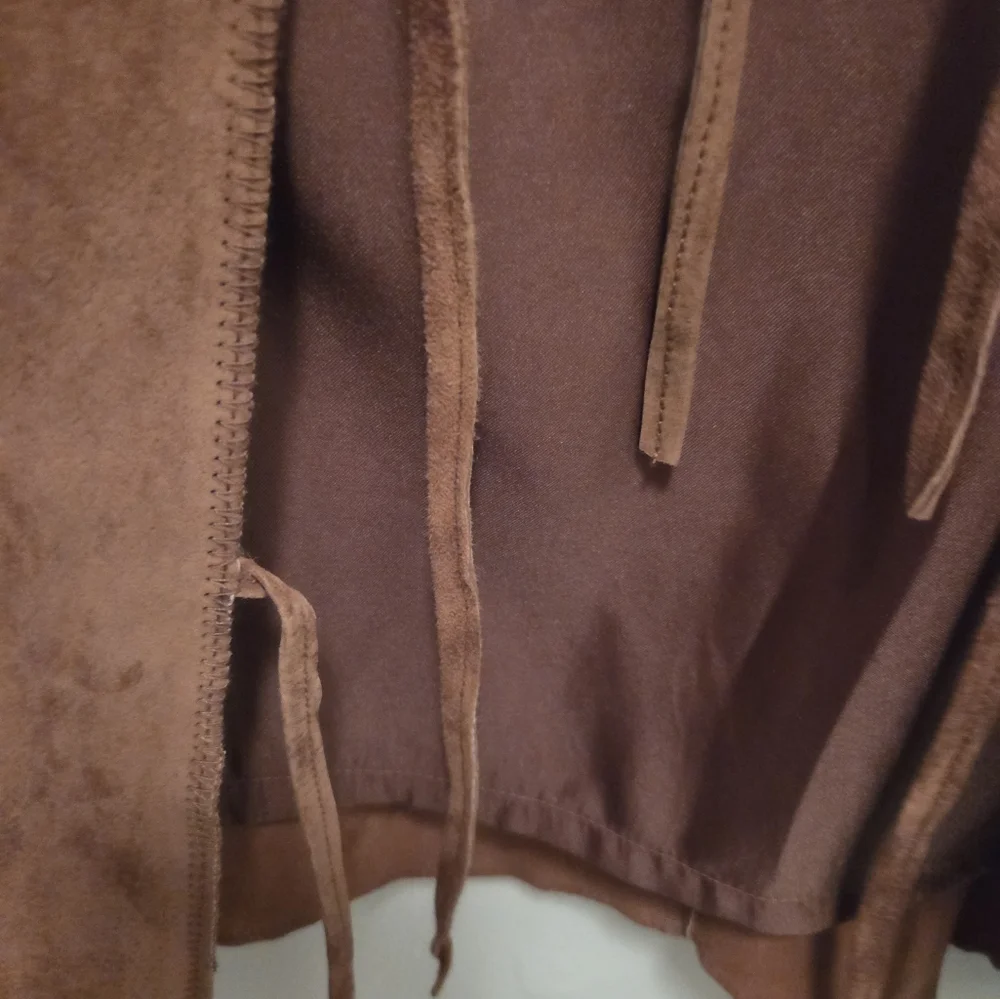 CHI by Falchi Tan Leather Studded Jacket NWT L - Picture 6 of 16